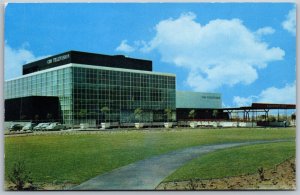 Vtg Hollywood California CA CBS Television City 1950s Unused View Postcard