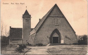 Netherlands Emmen Nederlands Hervormde Kapel Vintage Postcard 04.12