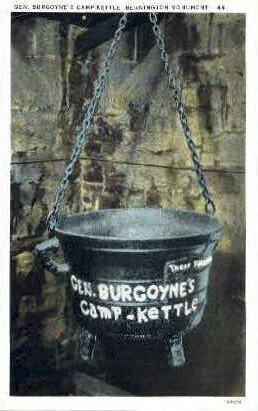 Gen. Burgoyne's Camp Kettle - Bennington, Vermont VT  