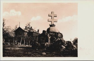 Hungary Hosi Emlekmu a Dobogokon, Dobogókő Vintage RPPC C146