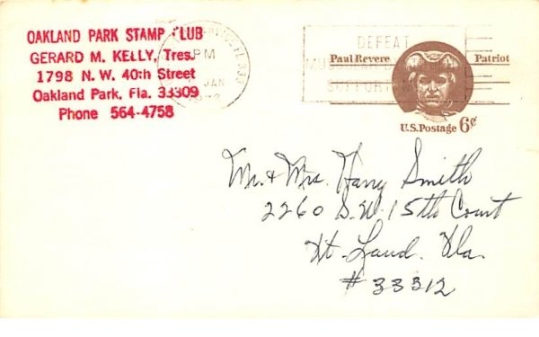 Oakland Park Stamp Club Florida