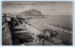 RPPC PALERMO Foro Umberto Monte Pellegrino ITALY Postcard