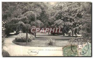 Old Postcard Chalons Sur Marne A Corner of Garden Jard