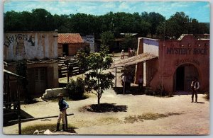 Vtg Brackettville Texas Alamo Village Movie Set Shahan Angus Ranch Postcard