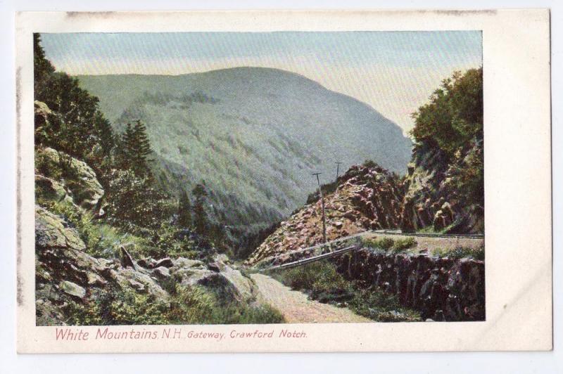 Gateway Crawford Notch White Mountains NH Leighton ca 1910