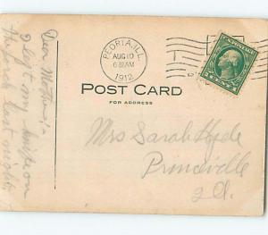 Divided Back CHURCH SCENE Fremont Nebraska NE hs7887