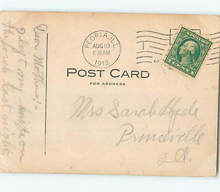 Divided Back CHURCH SCENE Fremont Nebraska NE hs7887