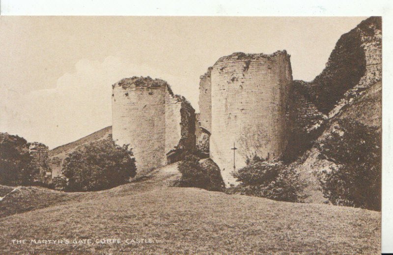 Dorset Postcard - The Martyr's Gate - Corfe Castle - Ref 8743A