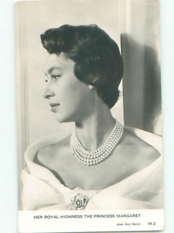 rppc 1956 Royalty HER ROYAL HIGHNESS PRINCE MARGARET FROM ENGLAND UK AC8172