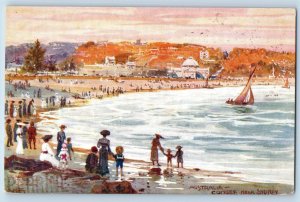 Australia Postcard Congee Beach View Near Sydney c1910 Oilette Tuck Art