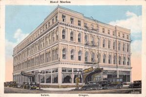 SALEM OREGON HOTEL MARION~ POSTCARD 1920s