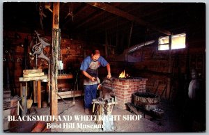 Dodge City Kansas 1980s Postcard Blacksmith And Wheelright Shop