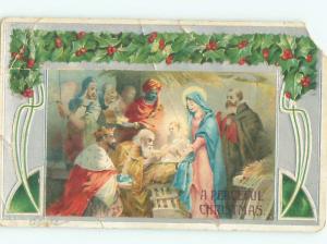 Divided-Back RELIGIOUS SCENE Christianity Postcard AB0113