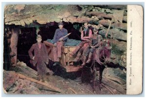 1908 Mine Tunnel Entrance Horse Carriage Tamaqua Pennsylvania PA Posted Postcard