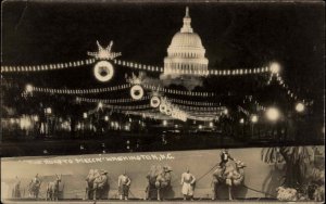 Washington DC Islam Display Road to Mecca c1915 Real Photo Postcard