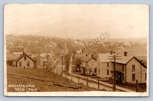 J87/ Scio Ohio RPPC Postcard c1910 Harrison County Birdseye Homes 150