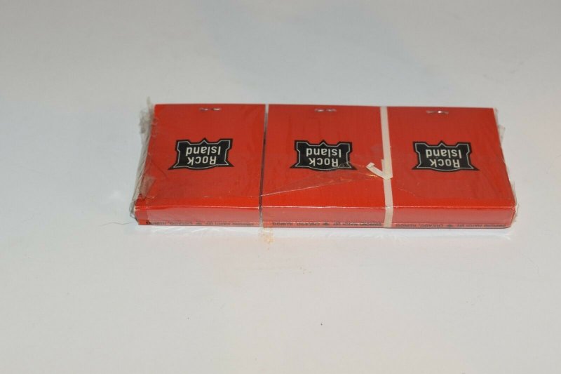 6 Rock Island Railroad 20 Strike Matchbooks