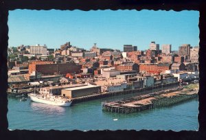 Portland, Maine/ME Postcard, View Of Harbor & City