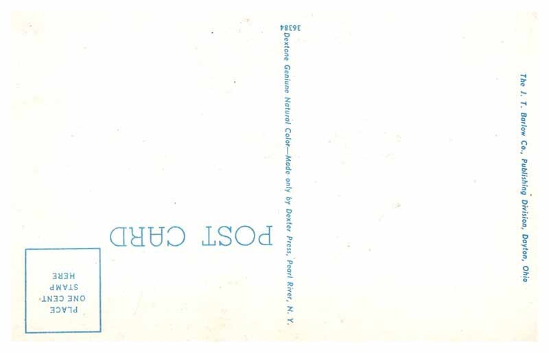 Postcard MONUMENT SCENE Dayton Ohio OH AR0358