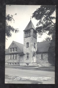 RPPC BAD AXE MICHIGAN FIRST METHODIST EPISCOPAL CHURCH REAL PHOTO POSTCARD