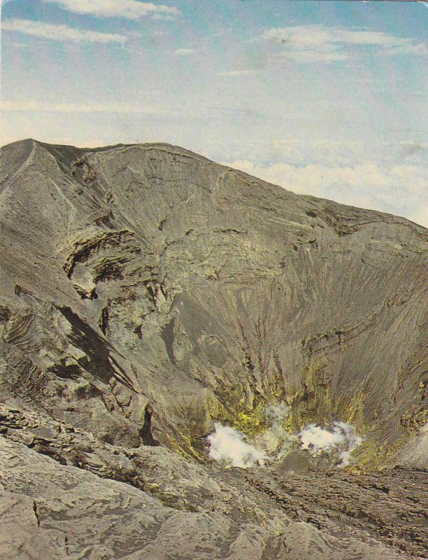 Postal 61962 : Crater del Volcan Irazu en la Provincia de Cartago Costa Rica ...