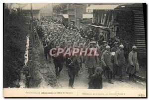 Old Postcard Militaria German prisoners has Compiegne