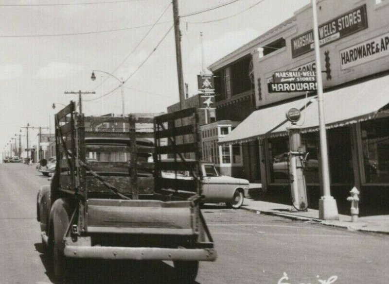 RPPC Condon Oregon Street truck Drugs Marshall Wells Hardware Smith photo G53 