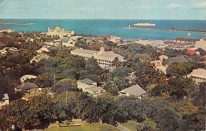 View of Nassau from Fort Fincastle Nassau in the Bahamas Postal used unknown 