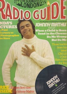 Johnny Mathis Paul Linda McCartney Flexidisc Radio Guide Magazine