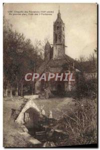 Old Postcard Ars Chapette Fontaines L & # 39A 3 fountains
