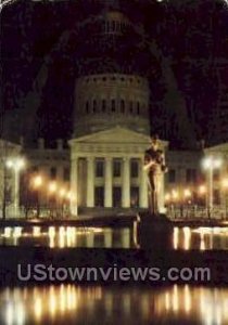 The Runner Statue - St. Louis, Missouri MO Postcard