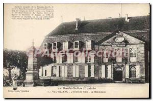 Old Postcard Vauvillers The City Hotel Monument