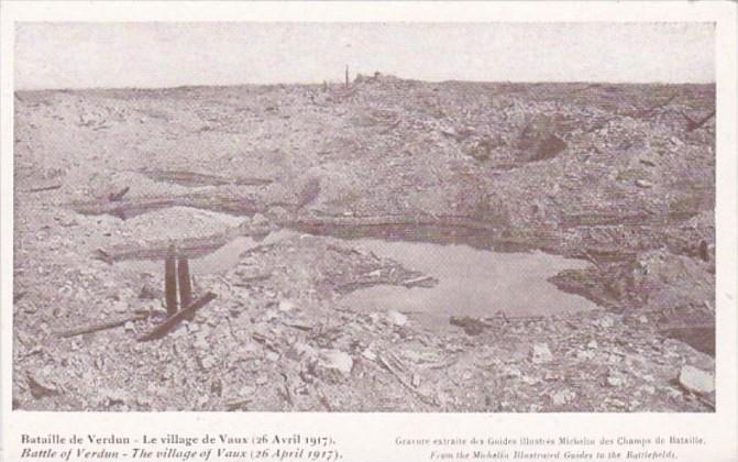 France Bataille de Verdun Le Village de Vaux 26 Avril 1917