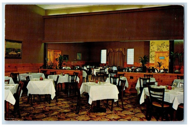 c1960 Interior View Dining Room Dinner Bell Inn Dover Delaware Vintage Postcard 