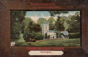 Happy Birthday From Brantingham Antique Postcard