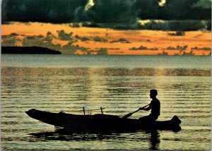 Guam Micronesia Truk Lagoon At Sunset
