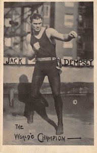 Jack Dempsey Boxing Unused 