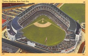 Yankee Stadium, Bronx, New York City, USA Baseball Stadium Unused 