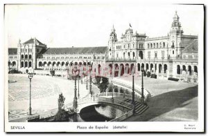 Old Postcard Sevilla Plaza De Espana