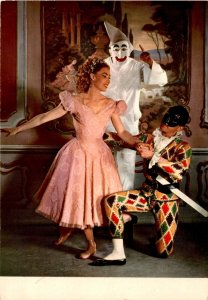 Pantomime Theatre, Tivoli Gardens, Copenhagen, Columbine, Harlequin, Pi Postcard