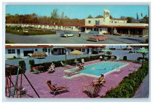1964 Multiview of Motel Simard, Brossard Montreal Canada Vintage Postrcard