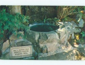 Unused Pre-1980 OHME GARDENS WISHING WELL Wenatchee Washington WA E5733