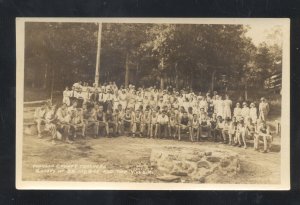 RPPC MORGAN COUNTY TEACHERS VERSAILLES MISSOURI YMCA REAL PHOTO POSTCARD