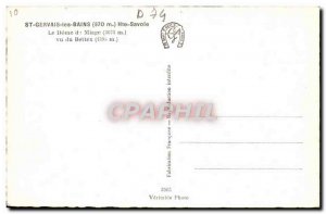 Modern Postcard Saint Gervais Les Bains Le Dome Miage seen Bettex