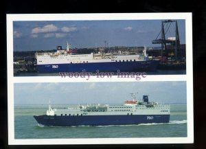 FE2277 - P&O Ferries , Baltic Ferry & Nordic Ferry , built 1979 - postcard