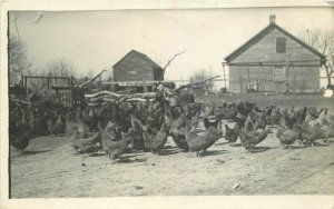 Children C-1910 Farm rural life RPPC Photo Postcard 20-6168