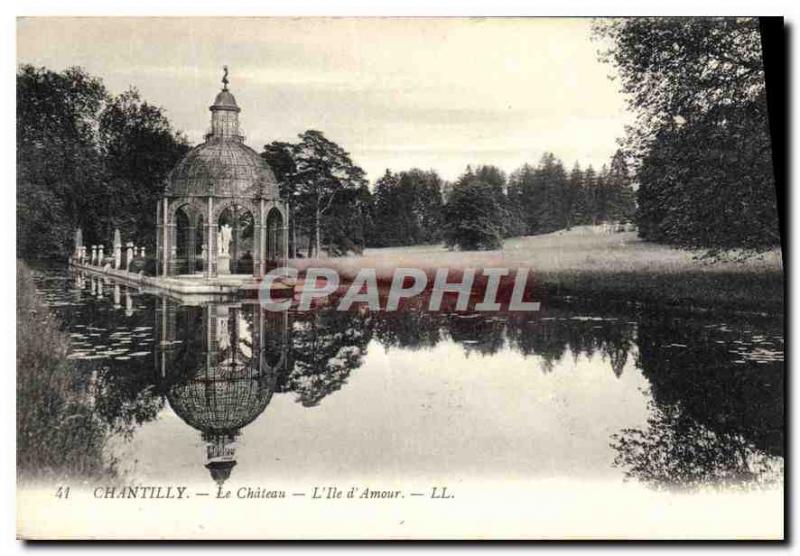 Old Postcard Chantilly Chateau IIIe The Love