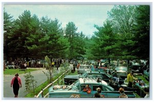 c1910 Outdoor Antiques Park Cars Camping Market Amherst New Hampshire Postcard