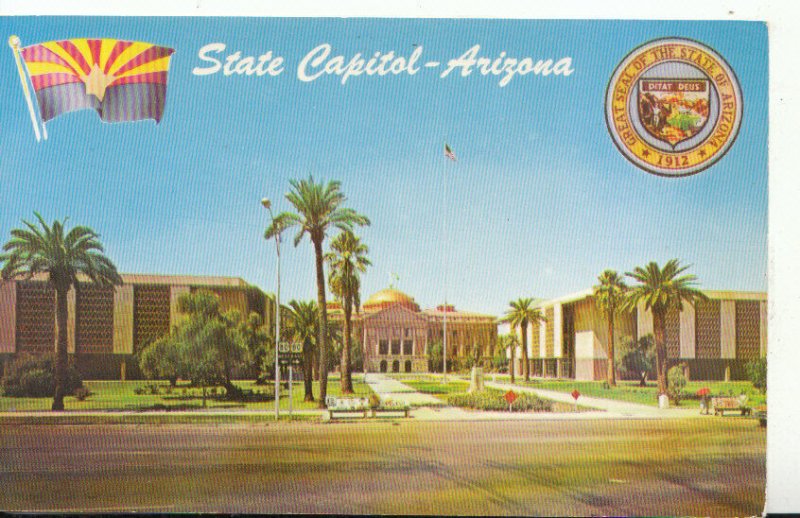 America Postcard - State Capitol Building - Phoenix - Arizona - Ref 12995A