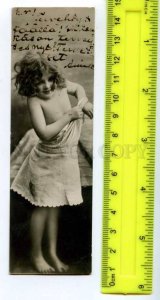 416399 RUSSIA Semi-nude girl Vintage miniature real posted Kuopio Loimaa